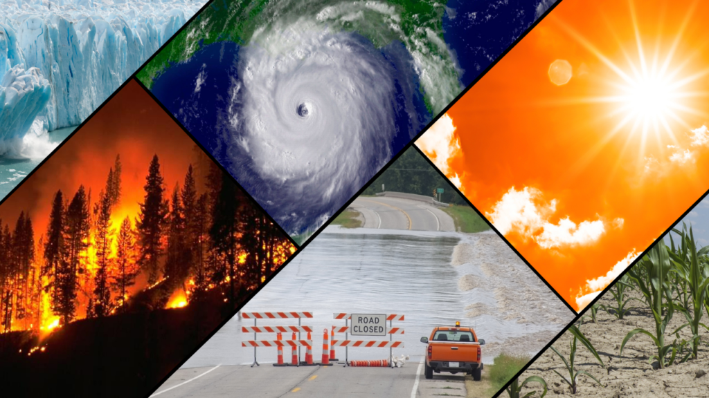 Climate change affects weather, nature, food, water, and daily life across the planet and its communities.